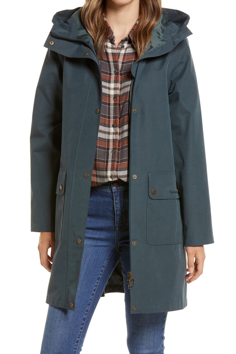 Ashover Waterproof Hooded Raincoat, Main, color, ISLE GREEN
