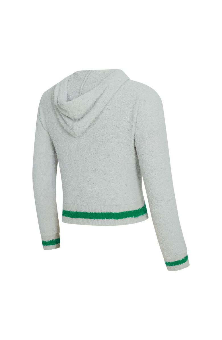 CONCEPTS SPORT Women's Concepts Sport Gray/Green Oregon Ducks Whitley Long Sleeve Hoodie Top & Shorts Set, Alternate, color, Gray