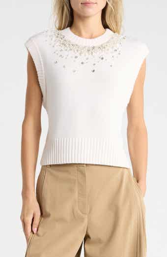 Candra Embellished Sweater Vest