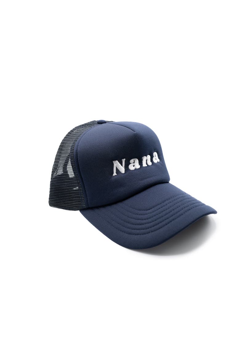 Nana Foam Trucker Hat, Alternate, color, Navy