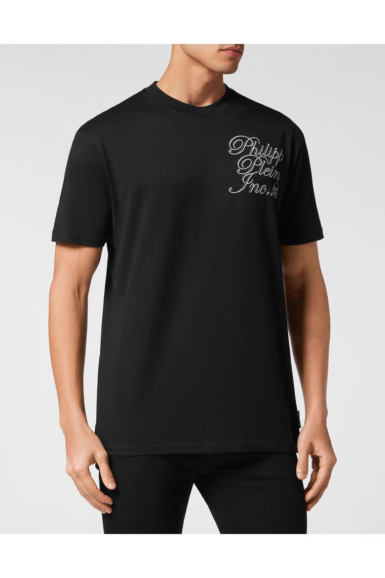 T-Shirt Round Neck Ss Philipp Plein Tm Men, Main, color, black