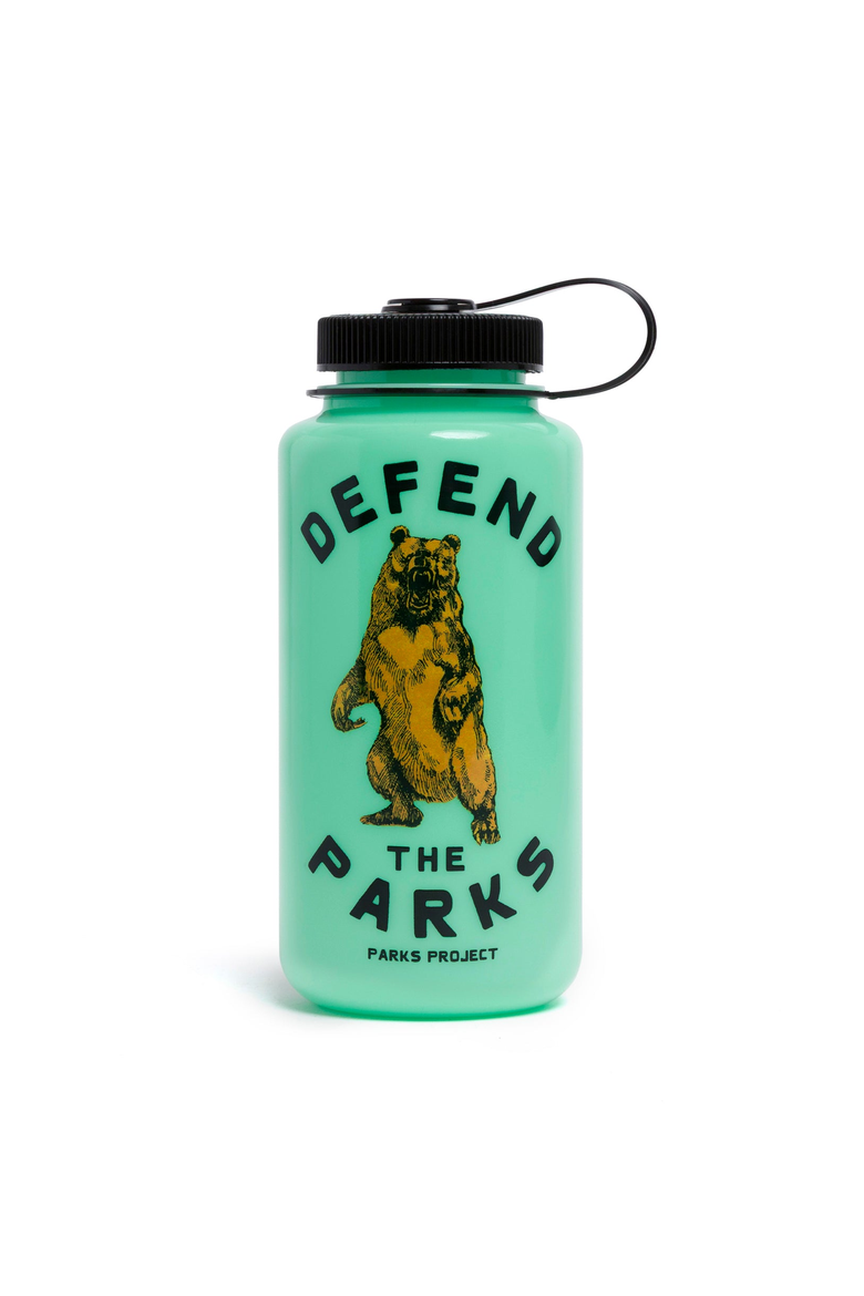 Defend the Parks Water Bottle, Main, color, Green