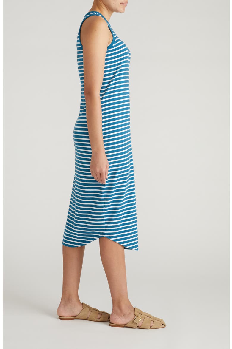 Cal Tank Midi Dress, Alternate, color, INK BLUE