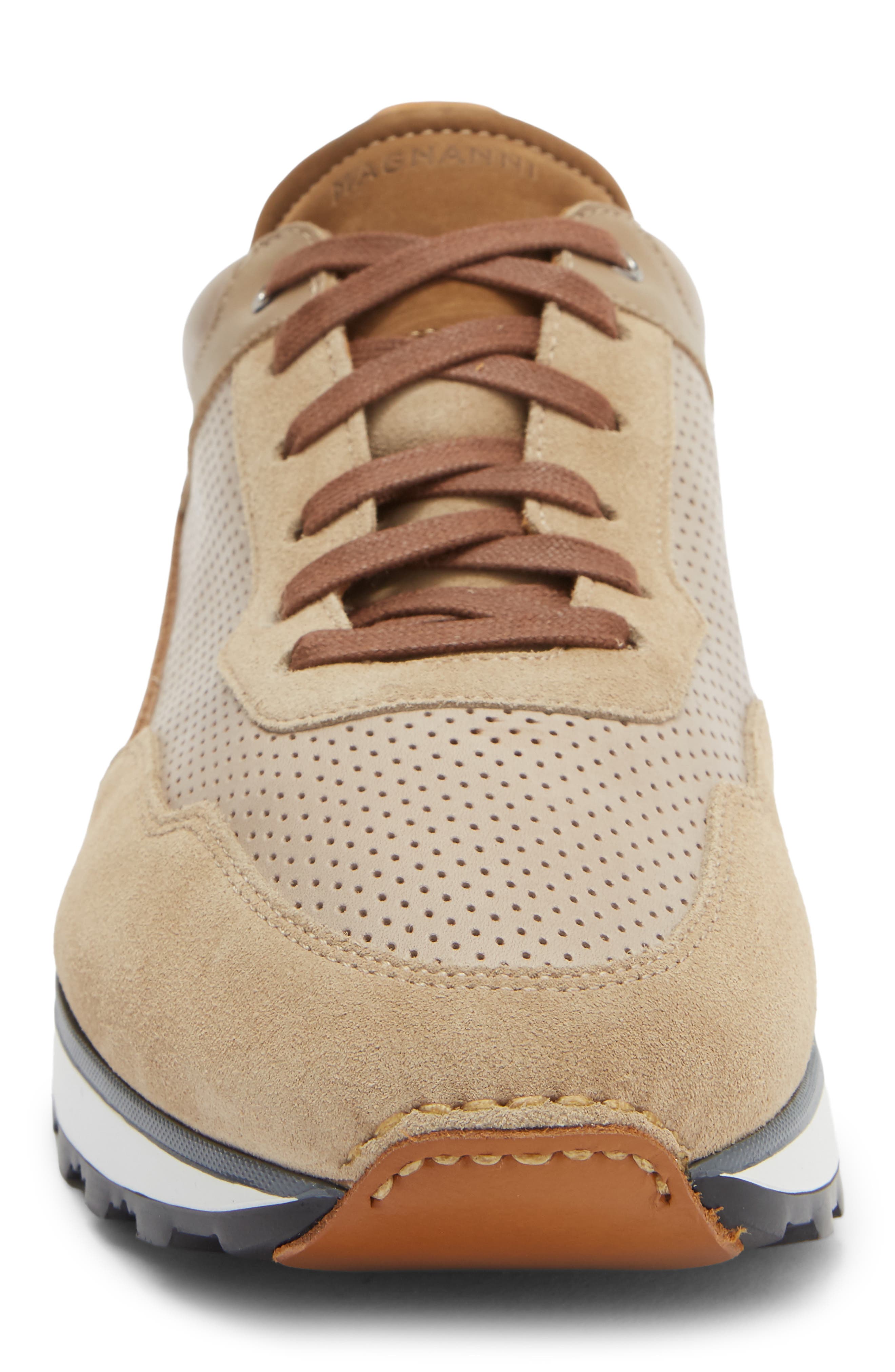 Perforated Sneaker, Alternate, color, CREAM
