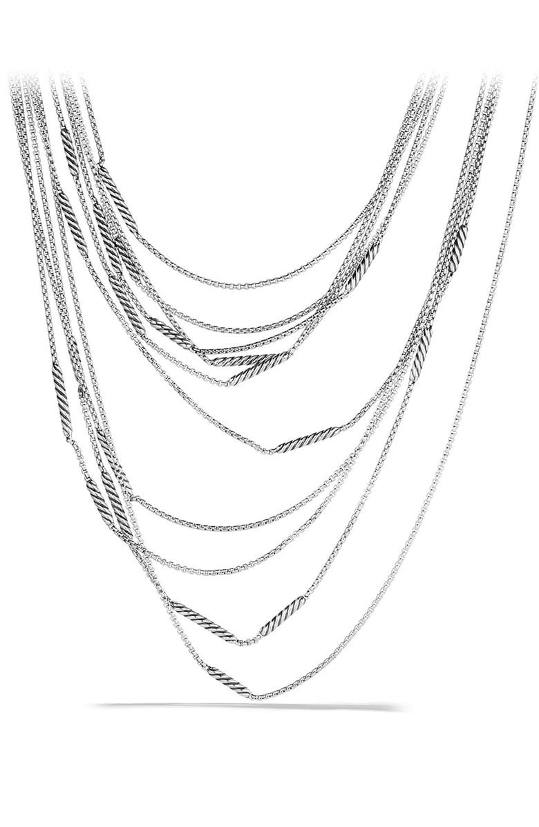 David Yurman 'Willow' Five-Row Chain Necklace, Main, color, 