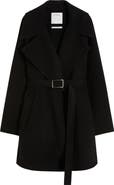 SPORTMAX Pagine Belted Virgin Wool Coat