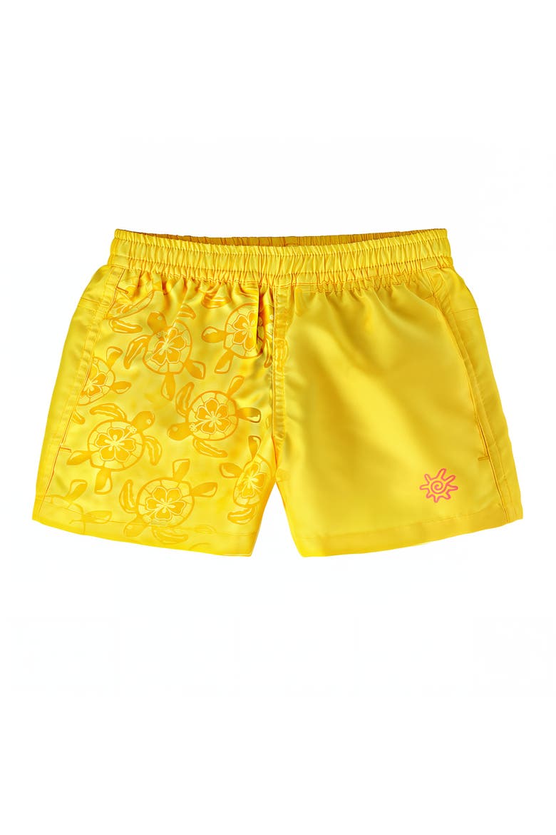 Magic Beach Shorts, Alternate, color, Magic Turtles