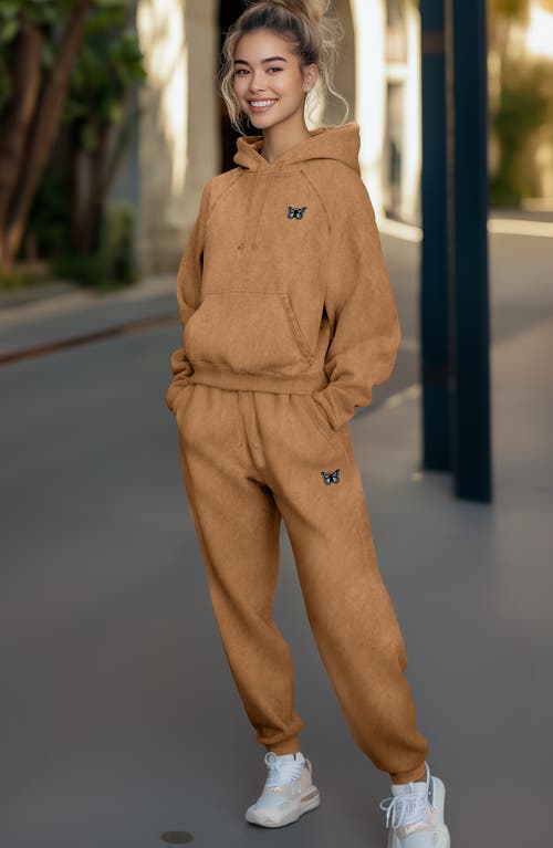 Dalix Butterfly Washed Sweatsuit