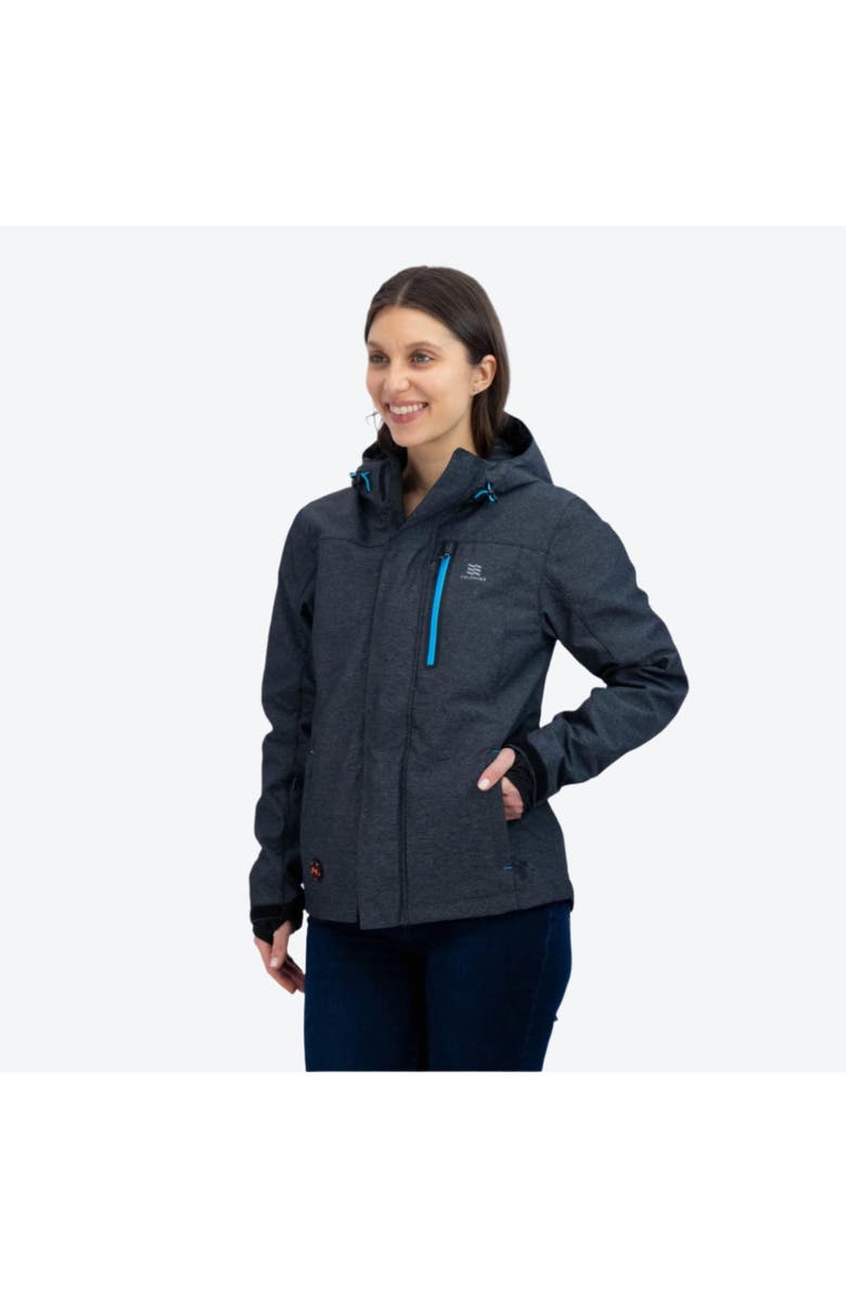 Mobile Warming Adventure Waterproof Heated Jacket, Main, color, Heather Grey