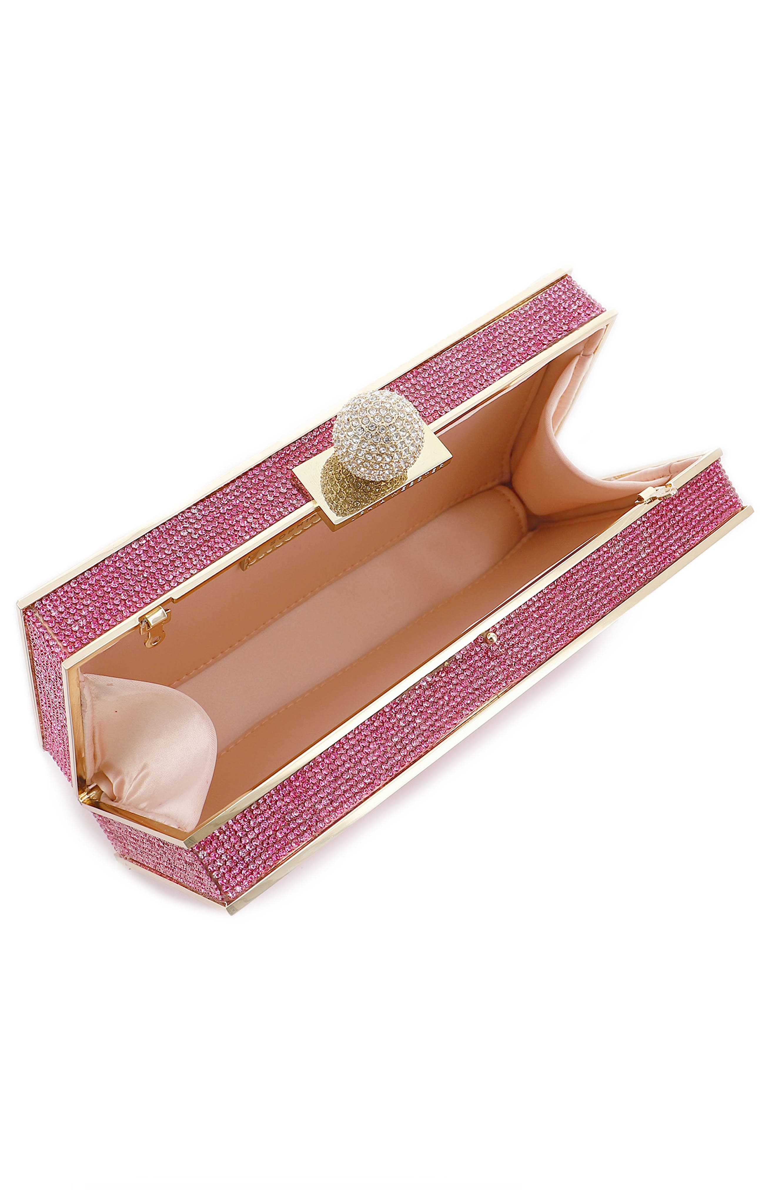 SOPHIA WEBSTER Clara Crystal Box Clutch, Alternate, color, 