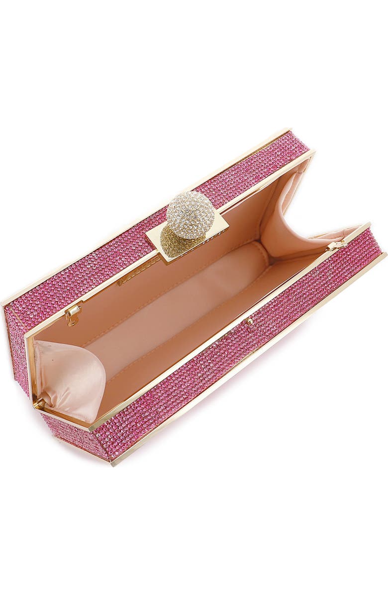 SOPHIA WEBSTER Clara Crystal Box Clutch, Alternate, color,