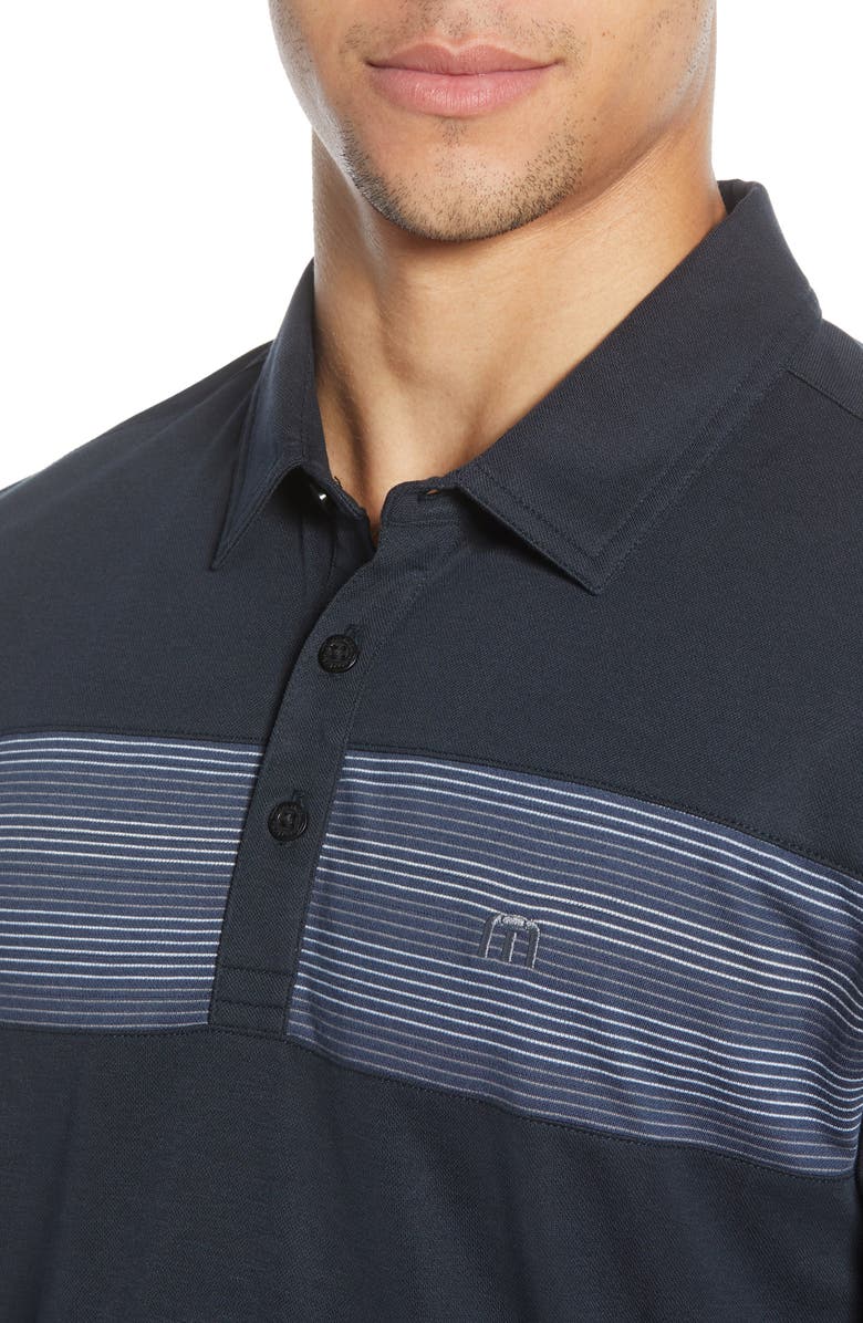 TravisMathew Rosete Stripe Performance Polo, Alternate, color,