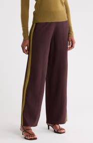 Reiss Samson Wide Leg Knitted Pants