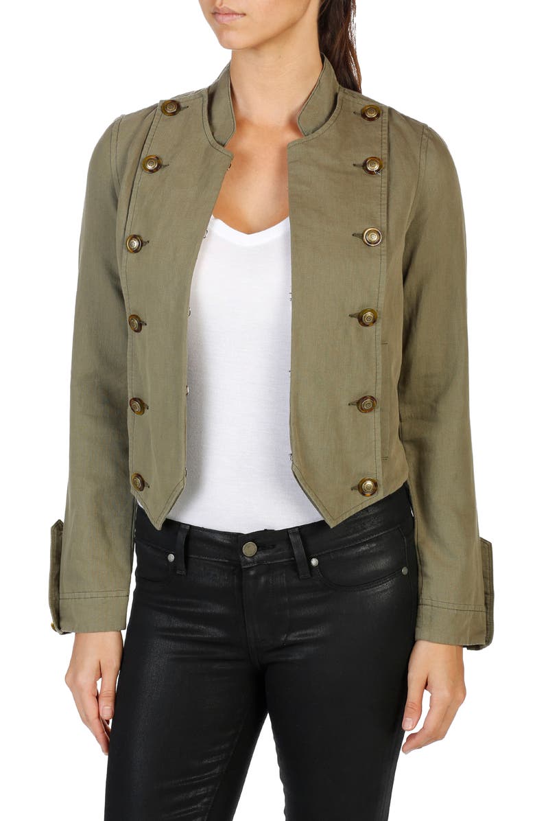 PAIGE Ashley Military Jacket, Main, color, 
