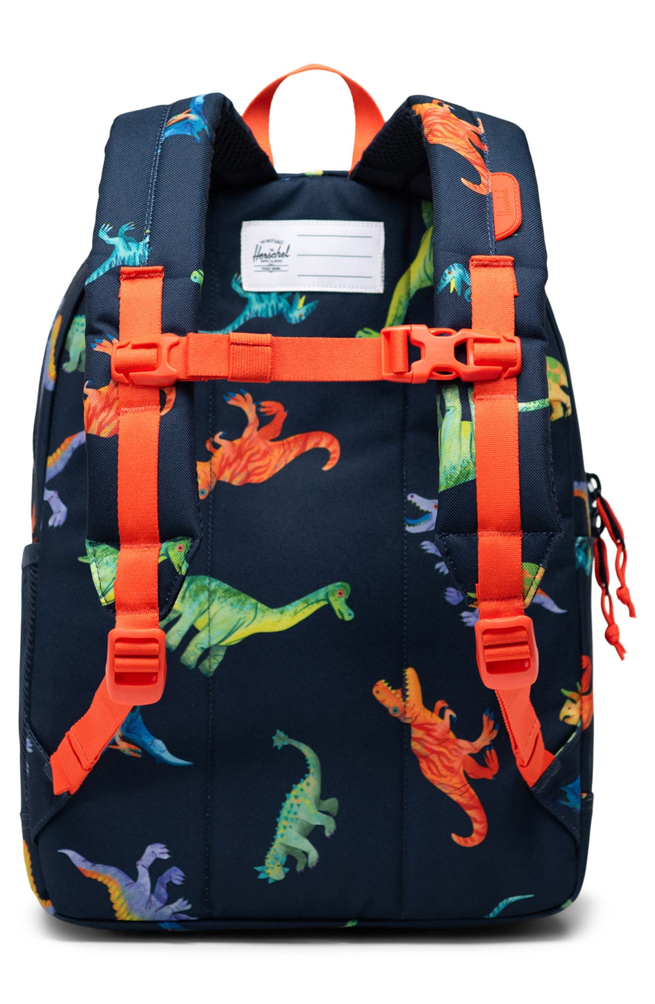 Kids' Heritage Youth Backpack, Alternate, color, WATERCOLOUR DINOS DARKEST NAVY