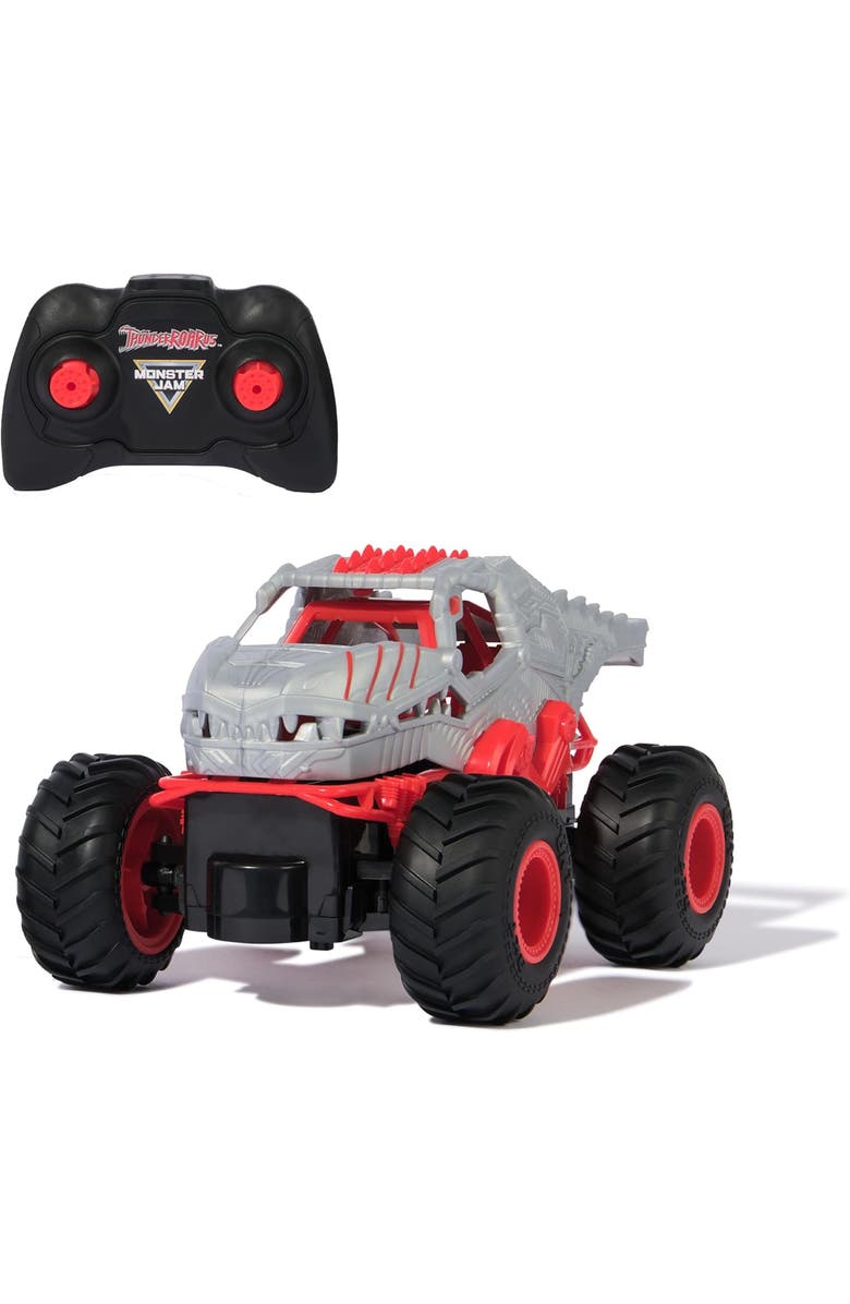 Grave Digger Thunderoar Remote Control, Main, color, Red And Grey
