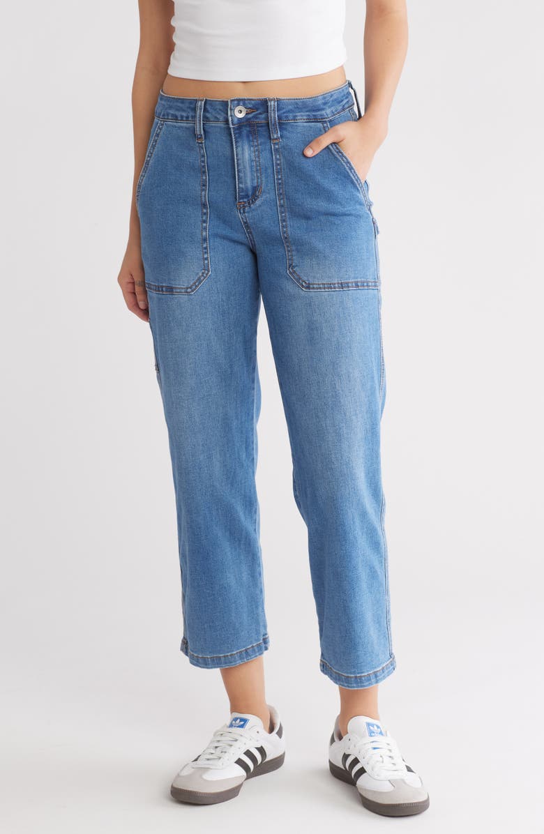 Sanctuary Carpenter Wide Leg Jeans, Main, color, 