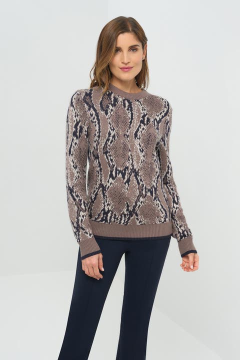 Printed Archer Removable Turtleneck Sweater
