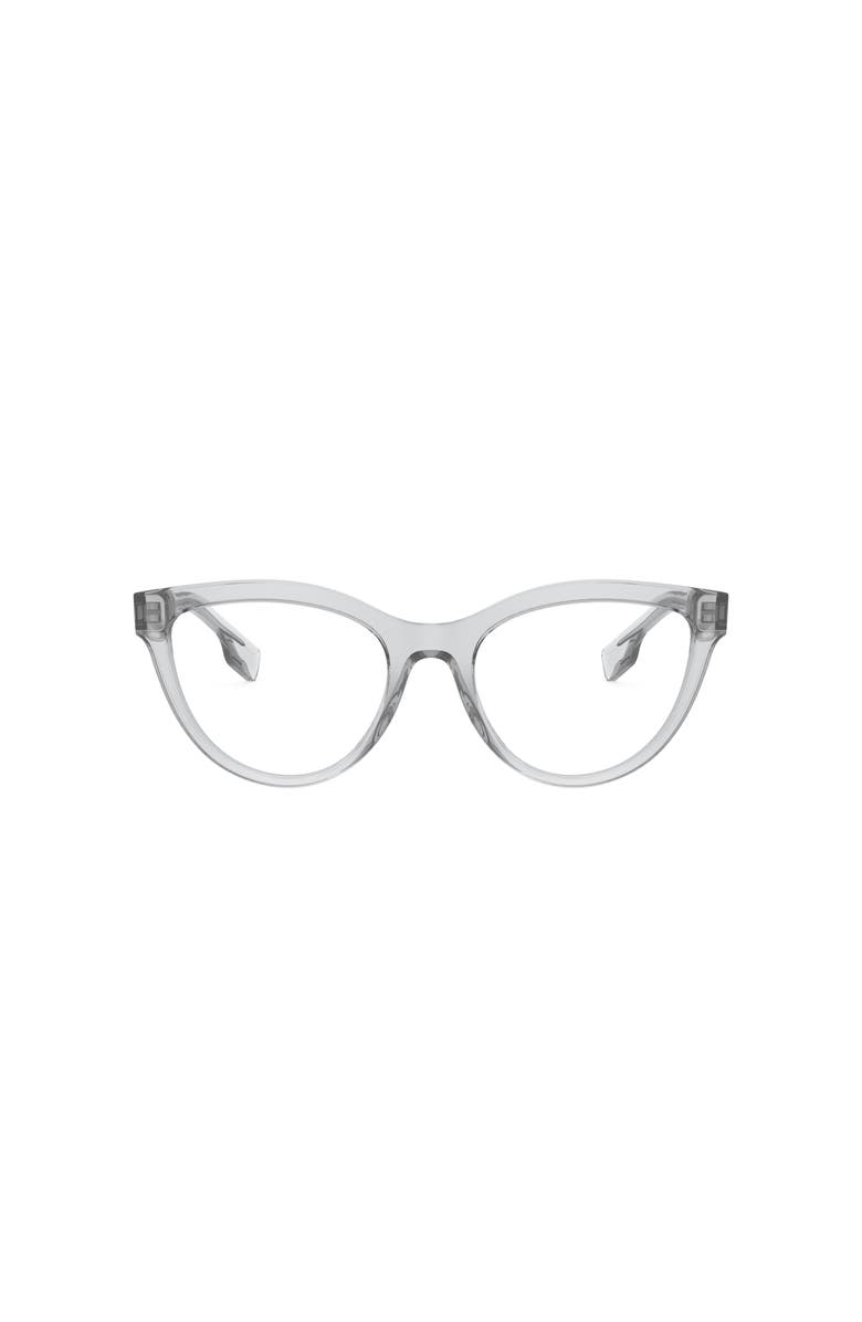 Burberry 51mm Cat Eye optical glasses, Alternate, color, Grey
