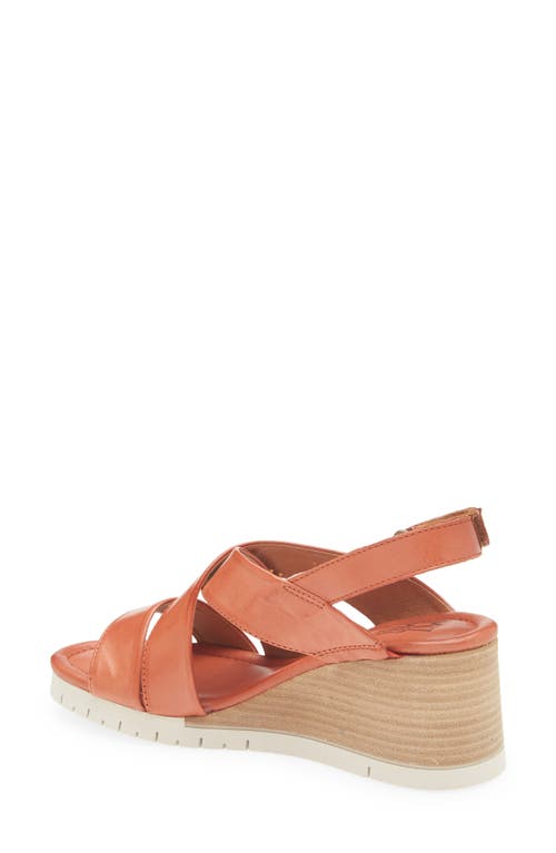 Miz Mooz Morgana Wedge Sandal In Brick