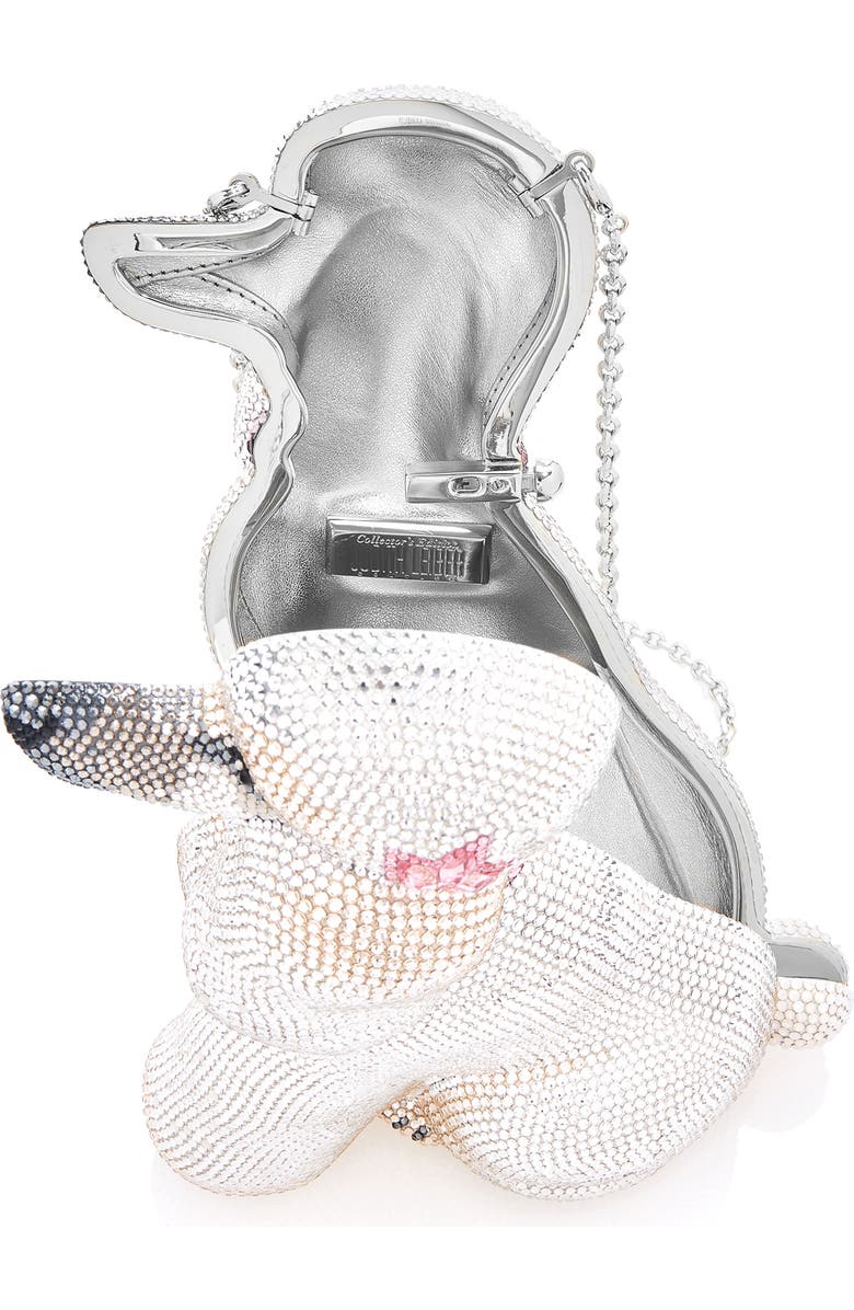 JUDITH LEIBER COUTURE Judith Leiber French Poodle Lucille Crystal Clutch, Alternate, color,