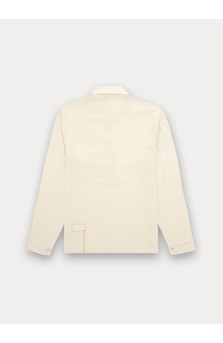 Fortela Grayson Long Sleeve Polo, Alternate, color, Ecru