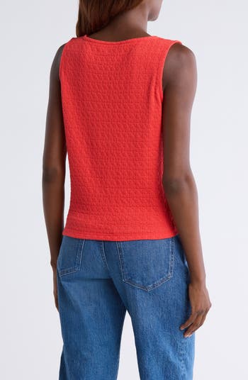 売れ筋商品|||サンクチュアリー カットソー トップス レディース Women's Vacation Tie-Front Button-Up Vest Mesa Sanctuary Vacation Textured Tie Front Button-Up Tank | Nordstrom