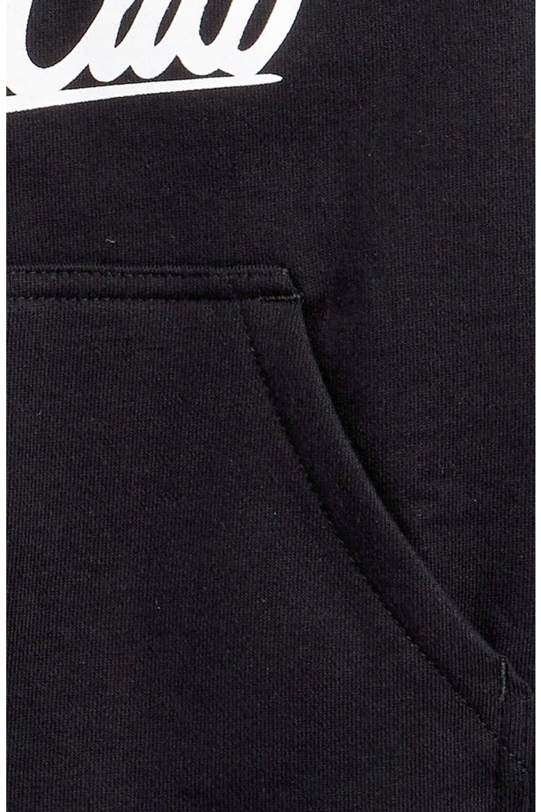 Kids' OG Zip Hoodie, Alternate, color, BLACK
