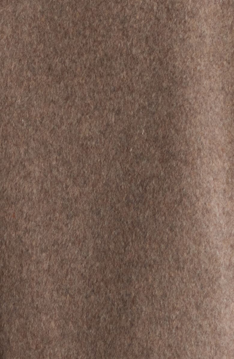 Via Spiga Single Breasted Wool Blend Coat, Alternate, color, Portobello