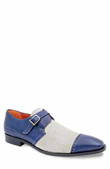 Mezlan Patina Monk Strap Loafer