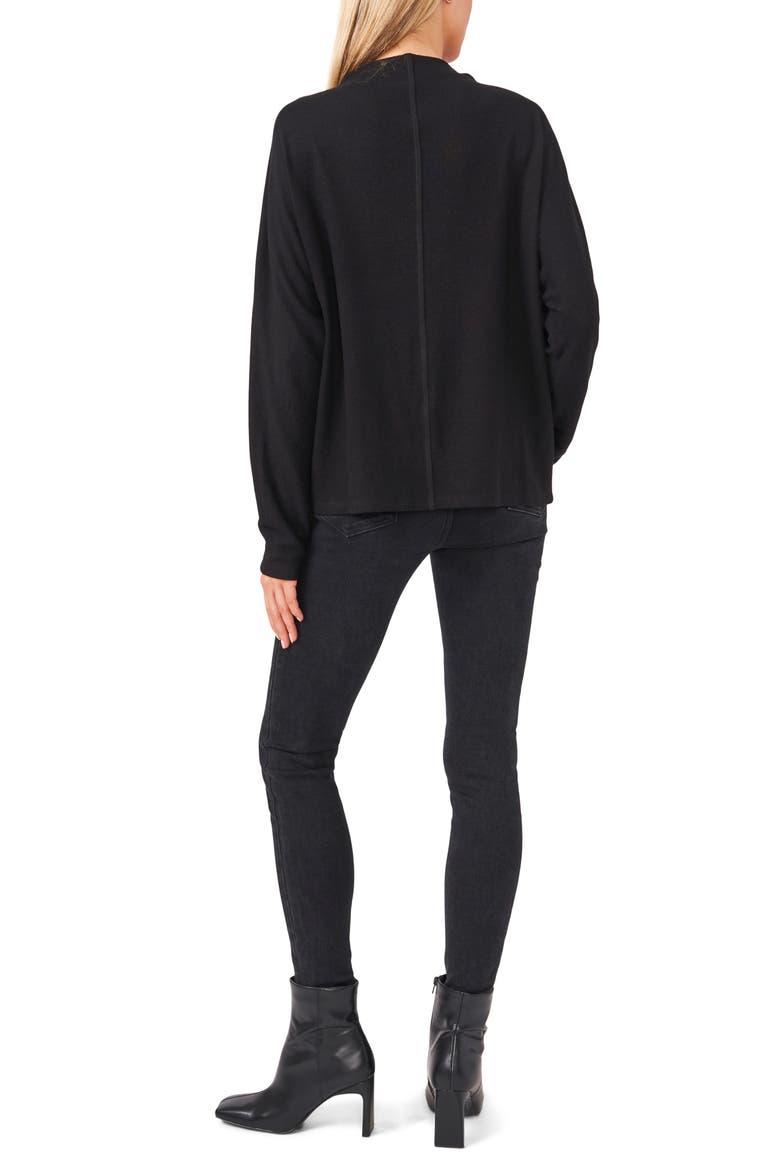 Colorblock Sweater, Alternate, color, RICH BLACK