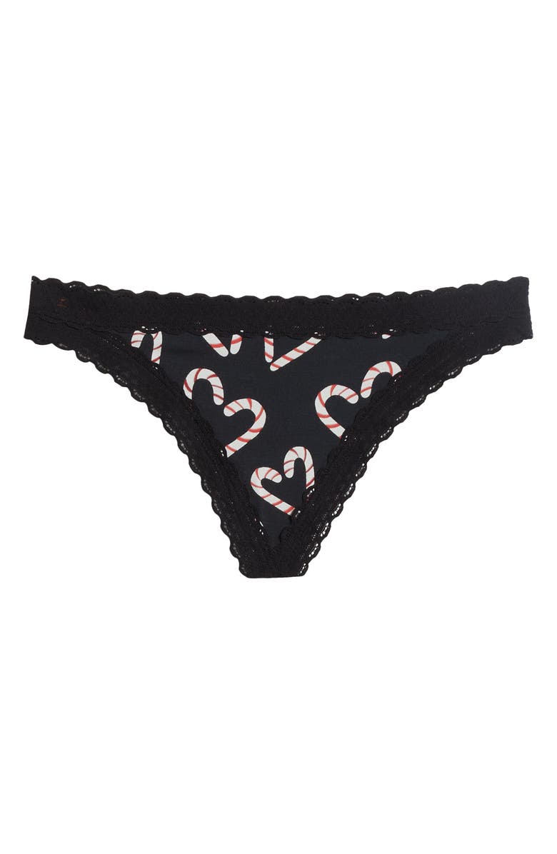 MeUndies FeelFree Lace Trim Thong, Alternate, color,
