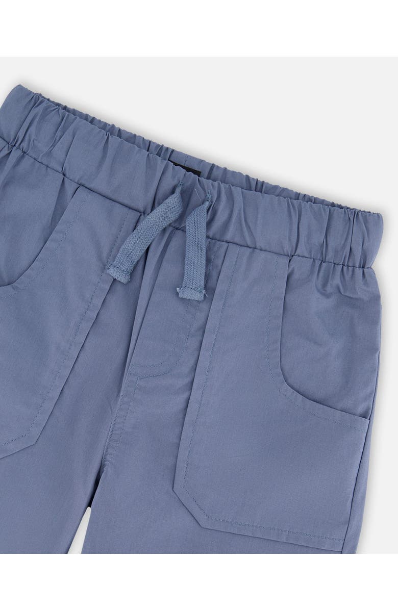 Deux par Deux Parachute Jogger with Patch Pockets, Alternate, color, Blue Grey