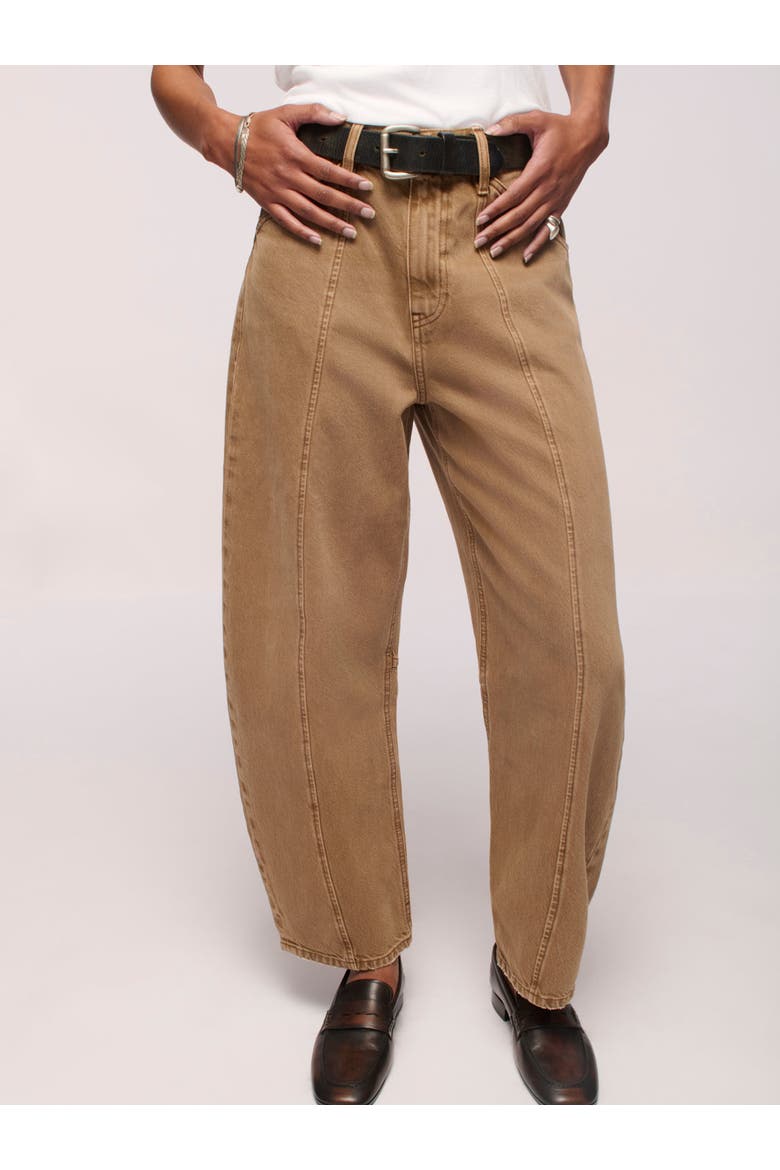 Lido Ankle Jean, Alternate, color, Oak Brown