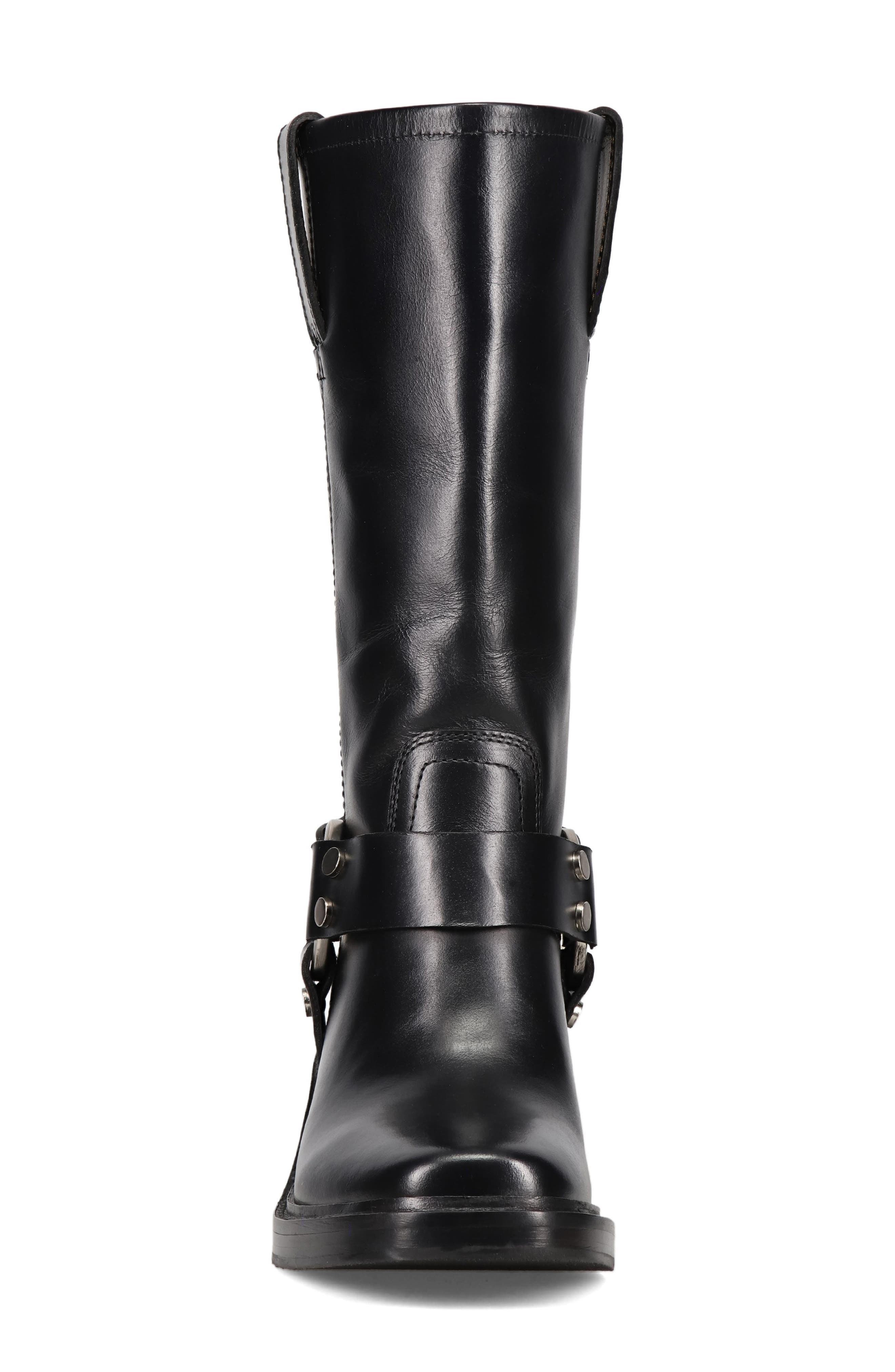 Frye Kate Harness Boot, Alternate, color, Black