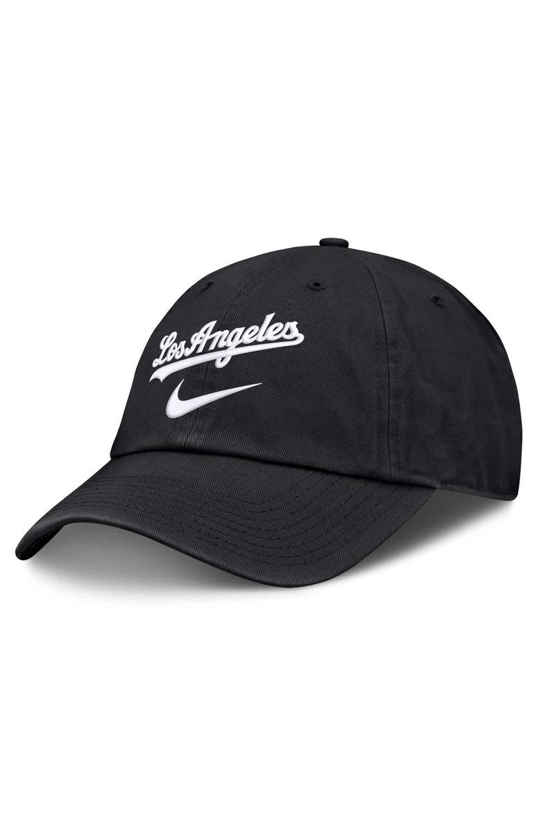Nike Men's Nike  Black Los Angeles Dodgers Primetime Club Adjustable Hat, Main, color, Black