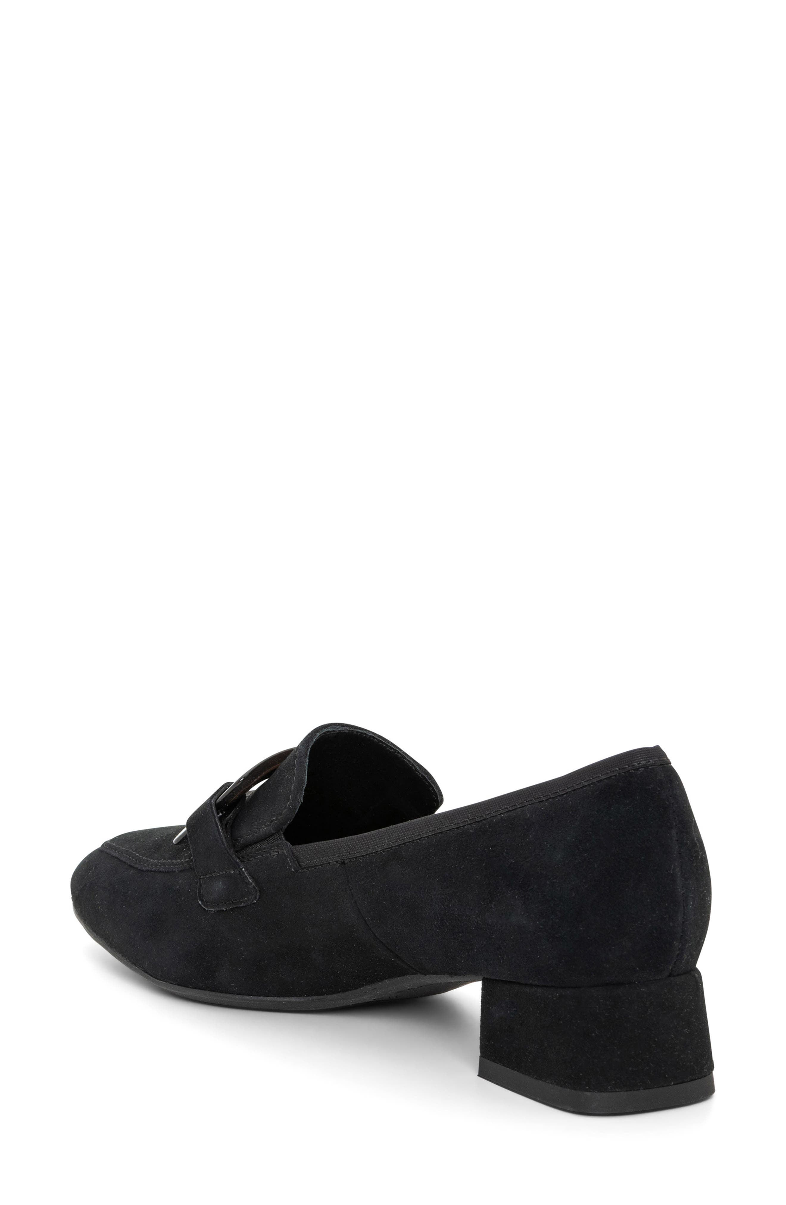 ara Glimmer Loafer Pump, Alternate, color, Black