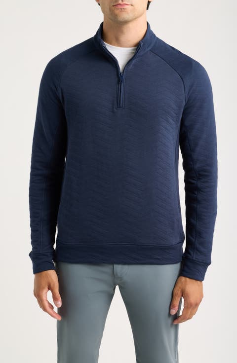 Dunes Quilted Quarter-Zip Pullover