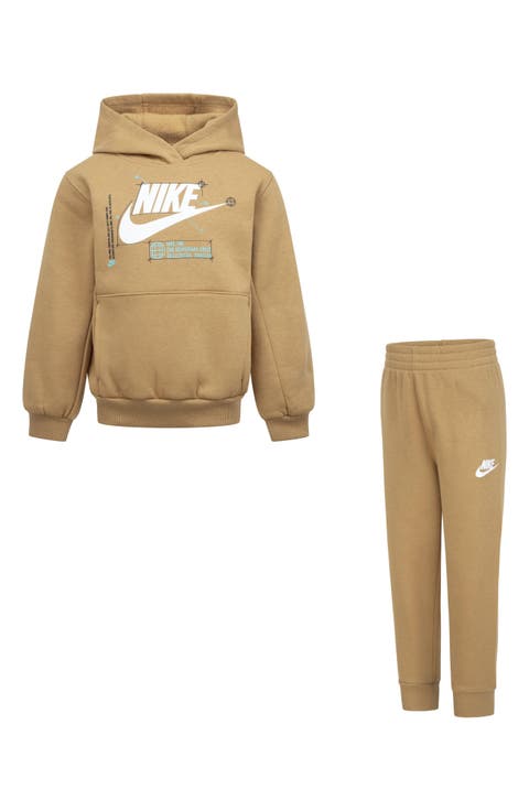 Kids' Futura Wrap Hoodie & Pull-On Pants Set (Little Kid)