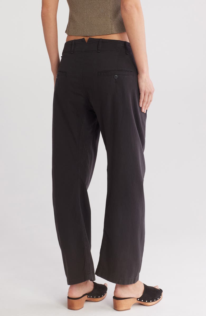 rag & bone Jones Cotton Chino Pants, Alternate, color, Black