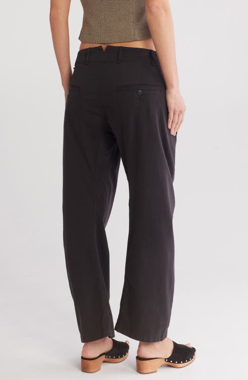 Shop Rag & Bone Jones Cotton Chino Pants In Black