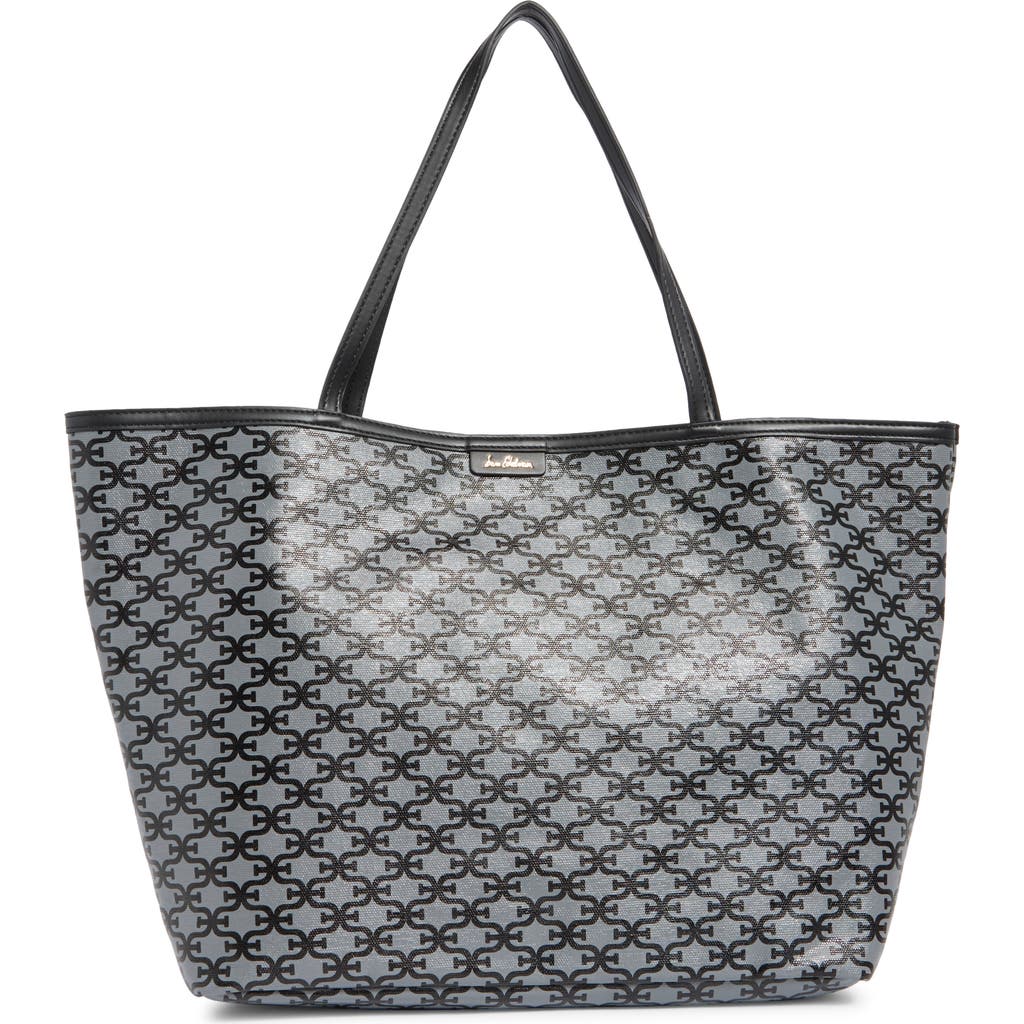 SAM EDELMAN SAM EDELMAN FELICIA MONOGRAM LARGE SHOPPER TOTE BAG