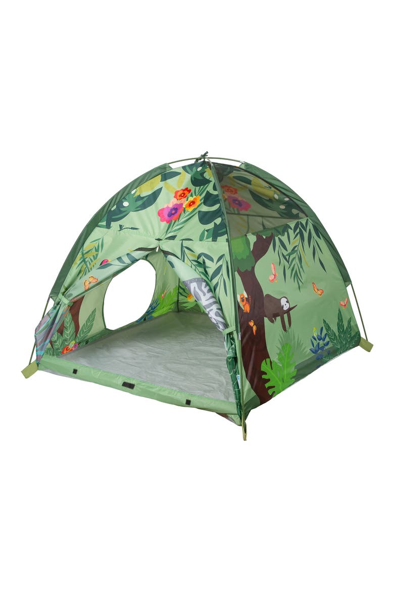 Kids' Jungle Safari Waterproof Play Tent & Tunnel Combo, Alternate, color, GREEN