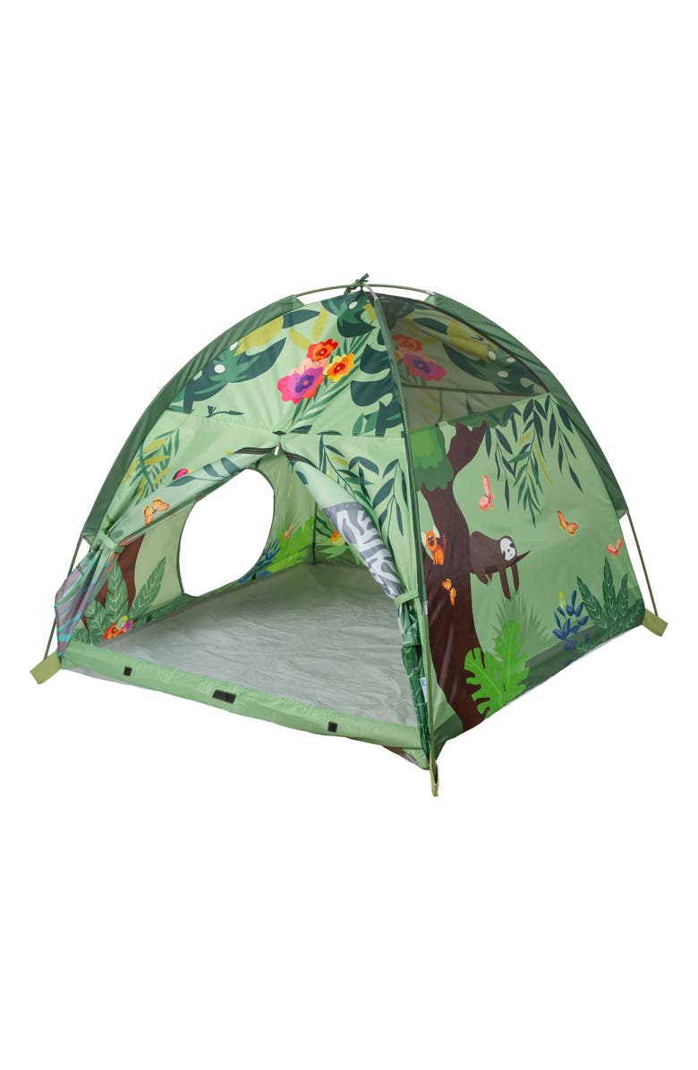 Pacific Play Tents Kids' Jungle Safari Waterproof Play Tent & Tunnel Combo, Alternate, color, Green