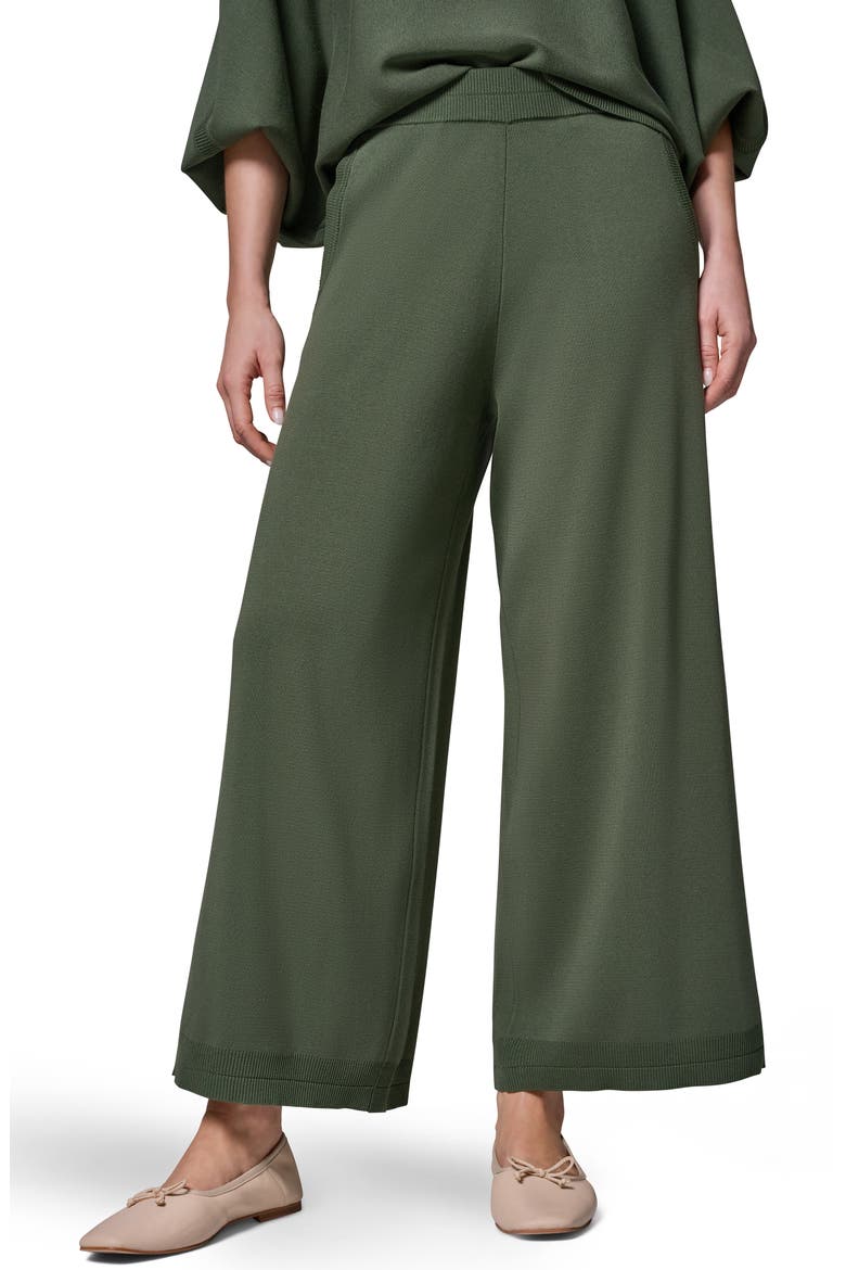 Milano Stitch Knit Pants, Main, color, VERDE