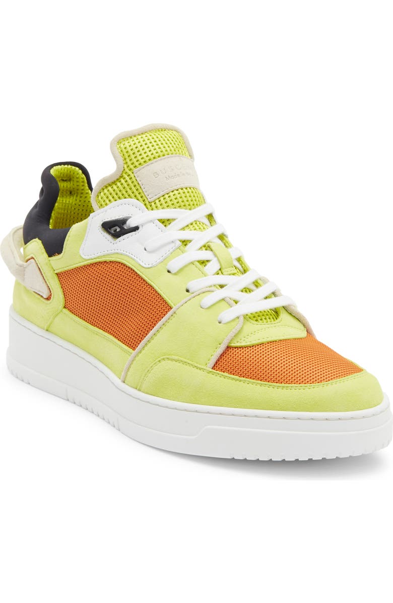Buscemi Gender Inclusive The New Basket High Top Sneaker, Main, color, Orange/ Neon