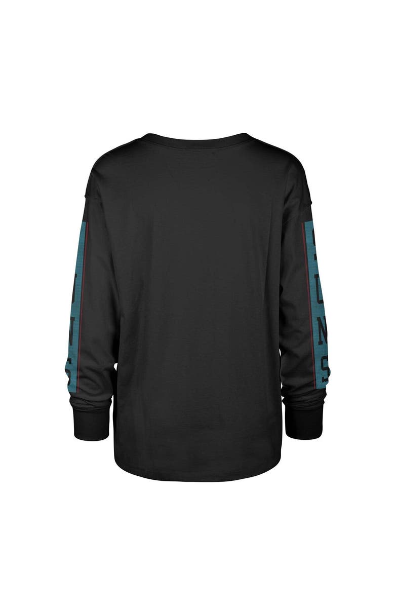 '47 Women's '47 Black Phoenix Suns City Edition SOA Long Sleeve T-Shirt, Alternate, color, 