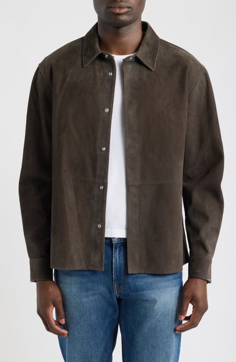 Suede Shirt Jacket