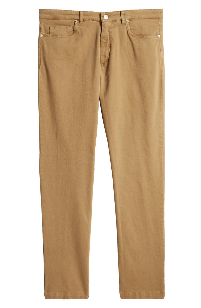 Jack Victor Jackie 5-Pocket Stretch Cotton Pants, Alternate, color, Tan