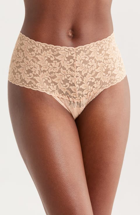 Retro High Waist Thong